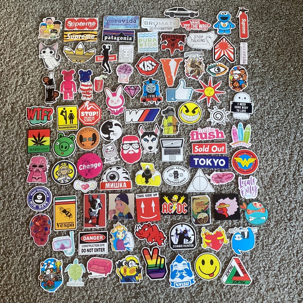 Large Assortment of Stickers